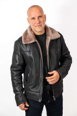 Men's leather coat Biser Classic
