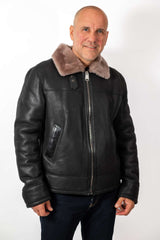 Men's leather coat Biser Classic