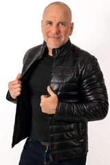Men's leather jacket Emilio