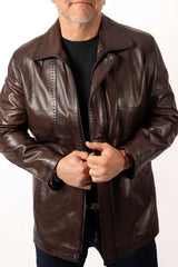 Men's leather jacket Bruno