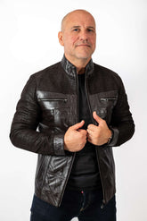 Men's leather jacket Carlos