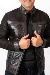Men's leather jacket Carlos