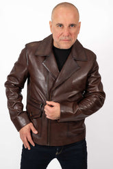 Men's leather jacket Mario