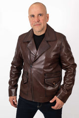 Men's leather jacket Mario
