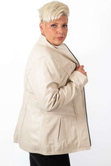 Women's leather jacket Adela