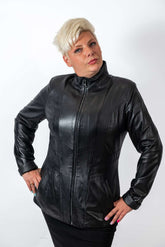 Women's leather jacket Adela Black