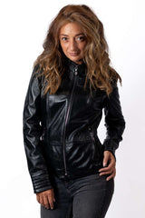 Women's leather jacket Alexa Black