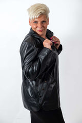 Women's leather jacket Amalia