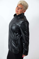 Women's leather jacket Amalia