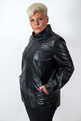 Women's leather jacket Amalia