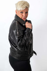 Women's leather jacket Antonia