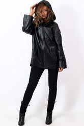 Women's leather jacket Elitsa Black