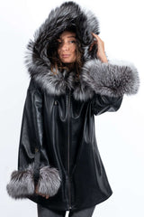 Women's leather jacket Jacqueline Black