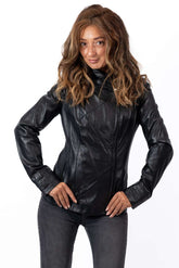 Women's leather jacket Angela Black