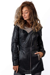 Women's leather jacket Julie Black