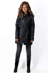 Women's leather jacket Zornitsa Black