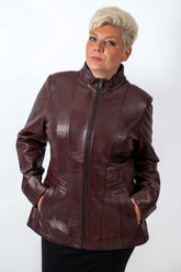 Women's leather jacket Adela Bordo
