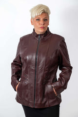 Women's leather jacket Adela Bordo