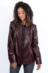 Women's leather jacket Bella
