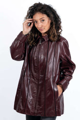 Women's leather jacket Elena