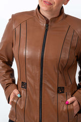 Damen-Lederjacke Adi