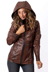 Women's leather jacket Amelia
