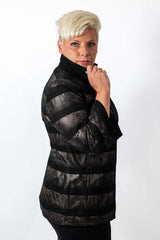 Women's leather jacket Karina  Gold