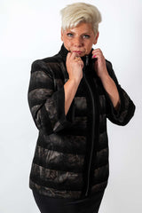 Women's leather jacket Karina  Gold