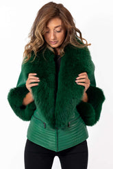 Women's leather jacket Ablena