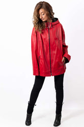 Women's leather jacket Elitsa Red