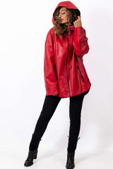 Women's leather jacket Elitsa Red