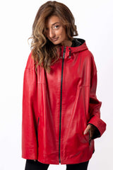 Women's leather jacket Elitsa Red