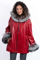 Women's leather jacket Jacqueline