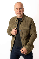 Men's leather jacket Damian Green Suede