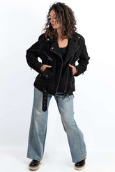 Leather suede jacket Bistra