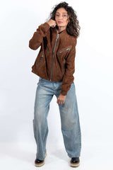 Leather suede jacket Angie