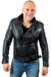 Men's leather jacket Nino
