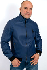 Men's leather bomber jacket Biser