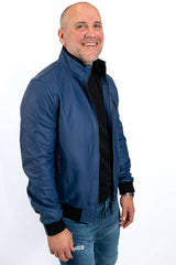 Men's leather bomber jacket Biser