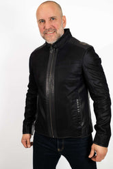 Men's leather jacket Migel