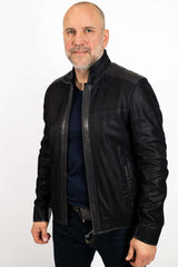Men's leather jacket Migel