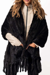 Women's exclusive knitted mink Scarf