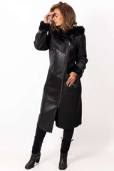 Women's exclusive lambskin coat Aneta