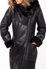 Women's exclusive lambskin coat Aneta