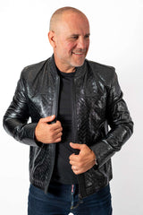 Men's leather jacket Vitomir