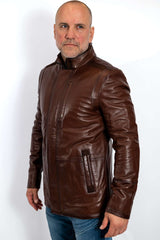 Men's leather jacket Eddie Brown