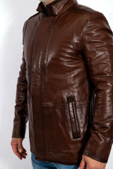Men's leather jacket Eddie Brown