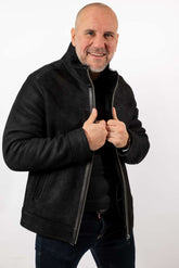 Men's leather coat Philip