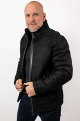 Men's leather coat Philip