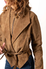 Leather suede jacket Dina